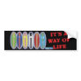 Malibu Beach Surfboards Bumper Sticker