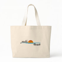 Malibu sunset canvas bags