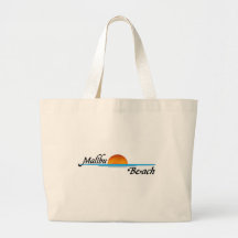 Malibu sunset canvas bags