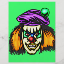 Malicious Evil Clown Flyers