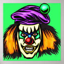 Malicious Evil Clown Print