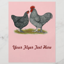 Maline Chickens Personalized Flyer