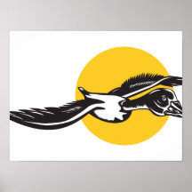 Mallard Duck Goose Flying Poster