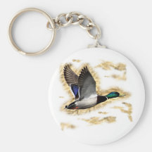 Mallard Duck Hunting Keychain