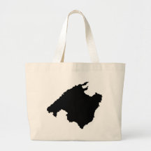 mallorca contour icon canvas bag