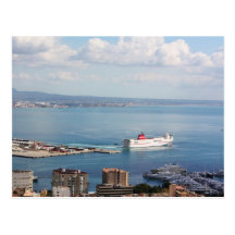Mallorca sea view postcard