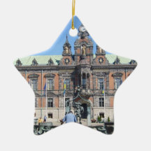 Malmö Sweden - City Hall Christmas Tree Ornament