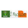 Malone Clan Irish/English Flag Bumper Sticker