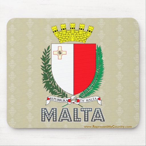 Malta Coat of Arms Mouse Pad