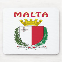 MALTA Coat Of Arms Mouse Pad