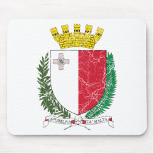 Malta Coat Of Arms Mouse Pads