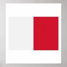 Malta flag poster