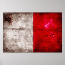 Malta Flag Print