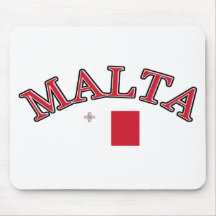 Malta football design mousepad