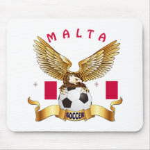 Malta Football Designs Mousepads