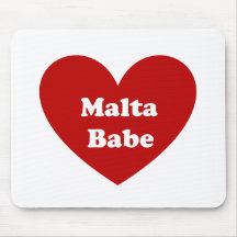 Malta Girl Mouse Pads