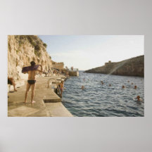 Malta Lagoon Poster