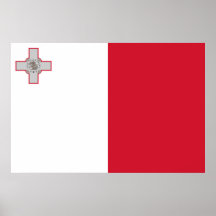 Malta, Malta flag Poster