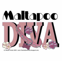 MaltaPoo DIVA Acrylic Cut Out
