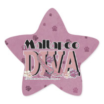 MaltaPoo DIVA Star Sticker
