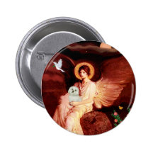Maltese 11 - Seated Angel Buttons