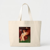 Maltese 11 - Seated Angel Tote Bags