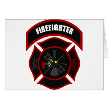 Maltese Cross - Firefighter Card