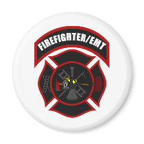 Maltese Cross - Firefighter/EMT Fridge Magnets