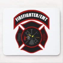 Maltese Cross - Firefighter/EMT Mouse Pad