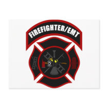Maltese Cross - Firefighter/EMT Post Card