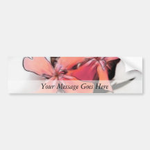 Maltese Cross Flowers Abstract Bumper Stickers