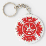 MALTESE CROSS KEYCHAIN