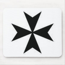 MALTESE CROSS MOUSE PADS