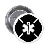 Maltese Cross & Star of Life buttons