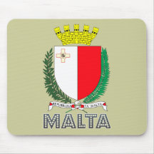 Maltese Emblem Mouse Pads