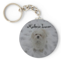 Maltese Lover keychains