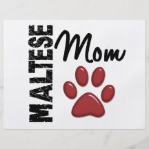 Maltese Mom 2 Full Color Flyer