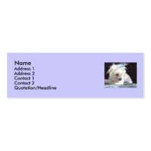 Maltese Profile Card Business Card Template