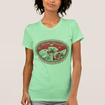 Maltese Puppy Happy Holidays Shirts
