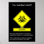 Malware Security Awareness Poster