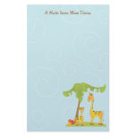 Mama and Baby Giraffe stationery