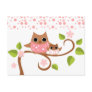 Mama and Baby Owls Postcard