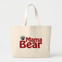 Mama Bear Claw Canvas Bags