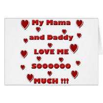 Mama & Daddy Love copy.png Greeting Card