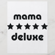 mama deluxe icon custom flyer