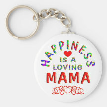 Mama Happiness Key Chains