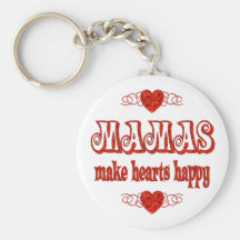Mama Hearts Key Chain