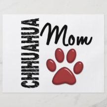 Maman 2 de chiwawa prospectus personnalisés
