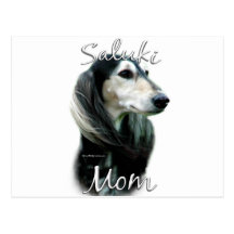 Maman 2 de Saluki Carte Postale