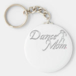 maman blanche de danse pour le noir porte-clé